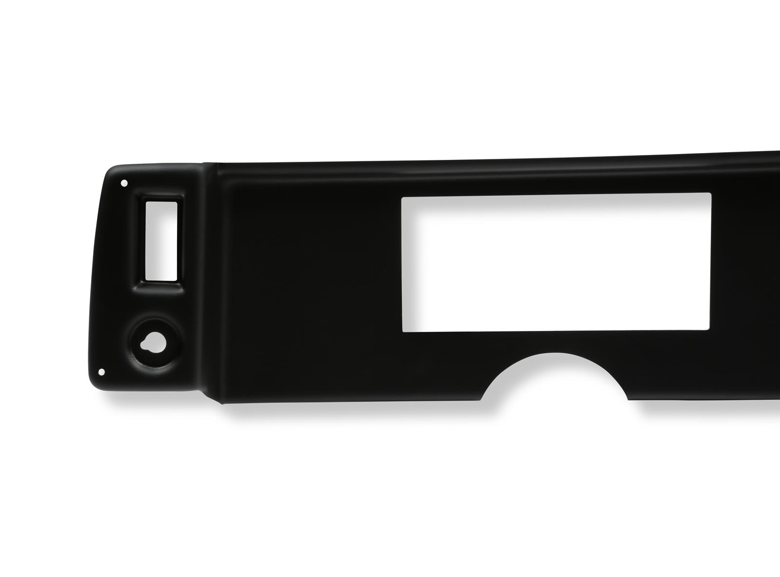 Holley EFI 6.86 in. Dash Bezels 553-408 Panels, EFI, Pro Bezel, 5/32 Thick, ABS Material, Black Matte Finish, Chevy, Camaro, Each thumbnail 2