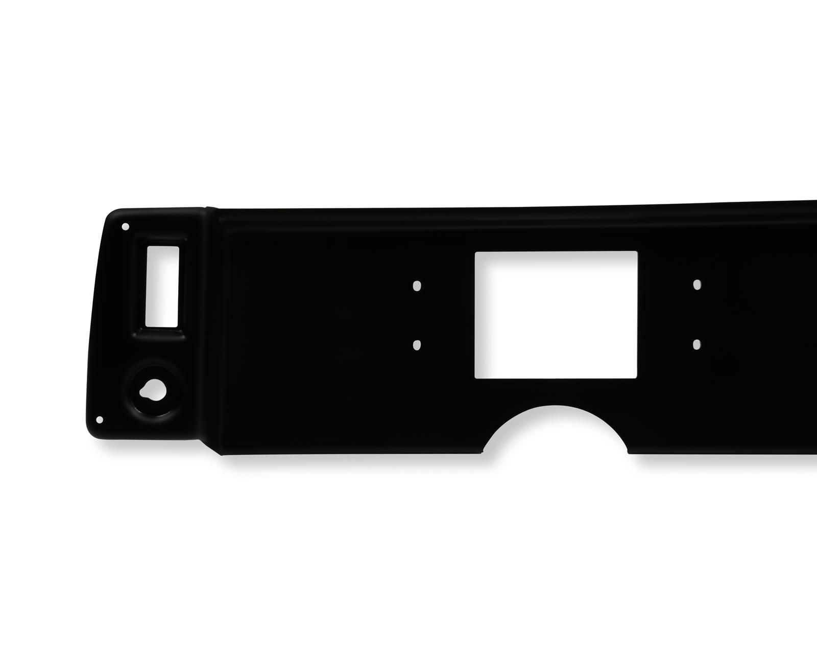 Holley EFI 7 in. Dash Bezels 553-409 Panels, EFI, Bezel, 5/32 Thick, ABS Material, Black Matte Finish, Chevy, Camaro, Each