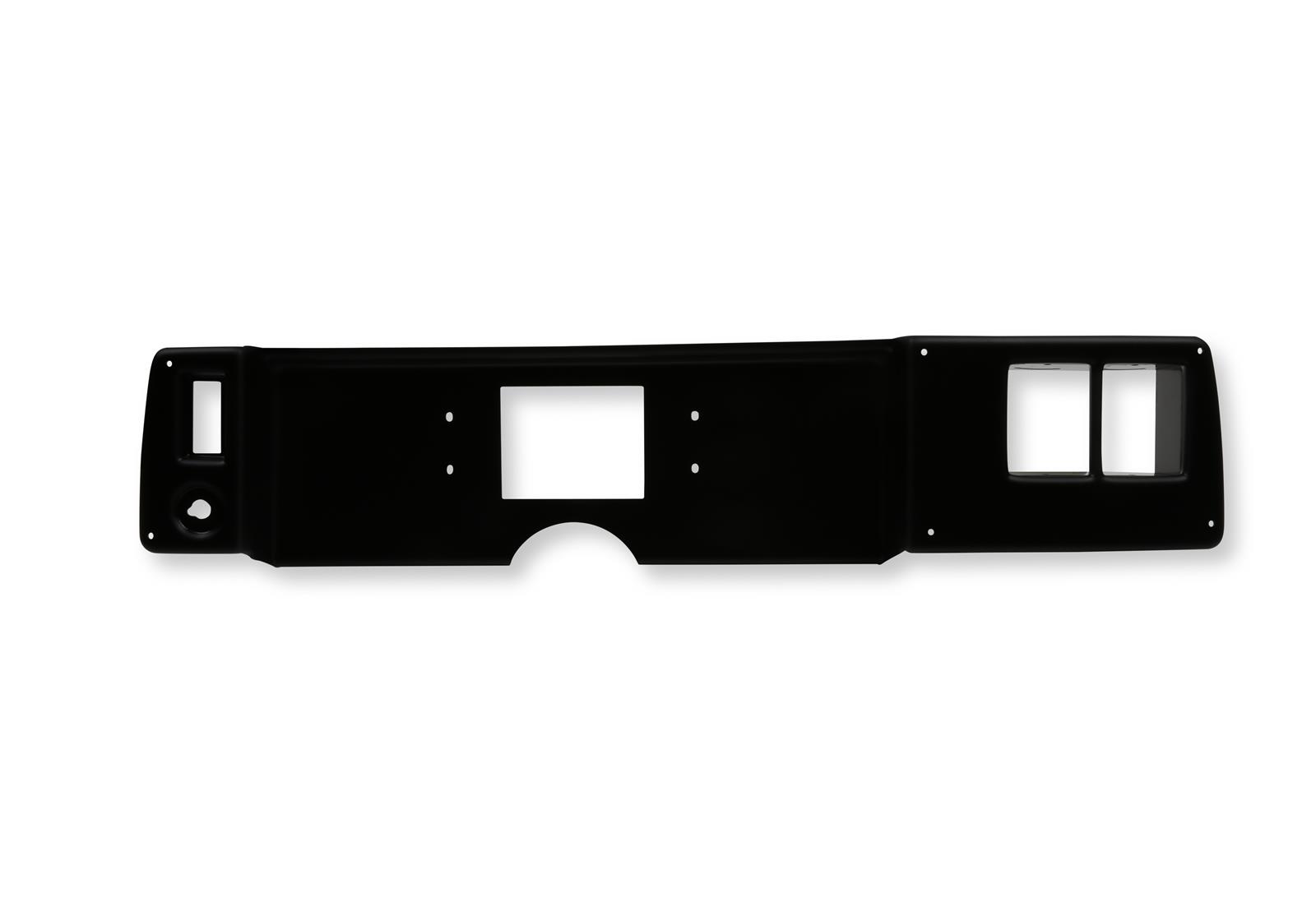Holley EFI 7 in. Dash Bezels 553-409 Panels, EFI, Bezel, 5/32 Thick, ABS Material, Black Matte Finish, Chevy, Camaro, Each thumbnail 3