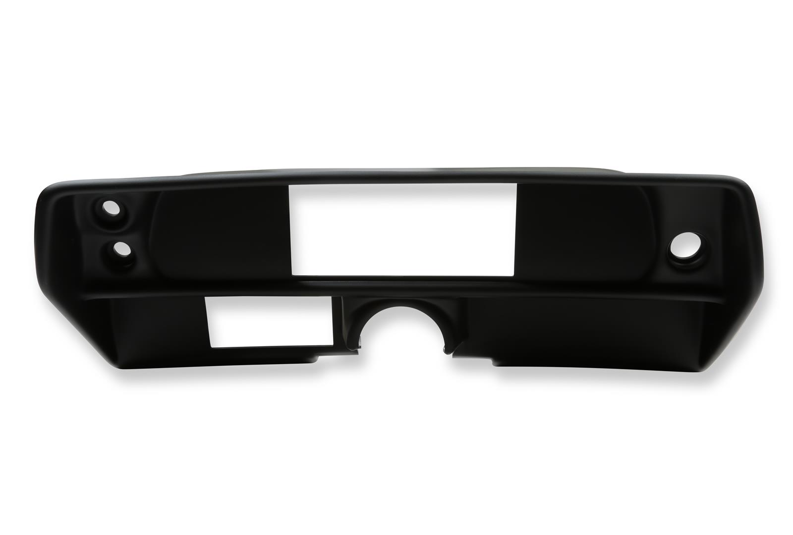 Holley EFI 6.86 in. Dash Bezels 553-411 Panels, EFI, Pro Bezel, 5/32 Thick, ABS Material, Black Matte Finish, Chevy, Chevy Nova II, Each thumbnail 5