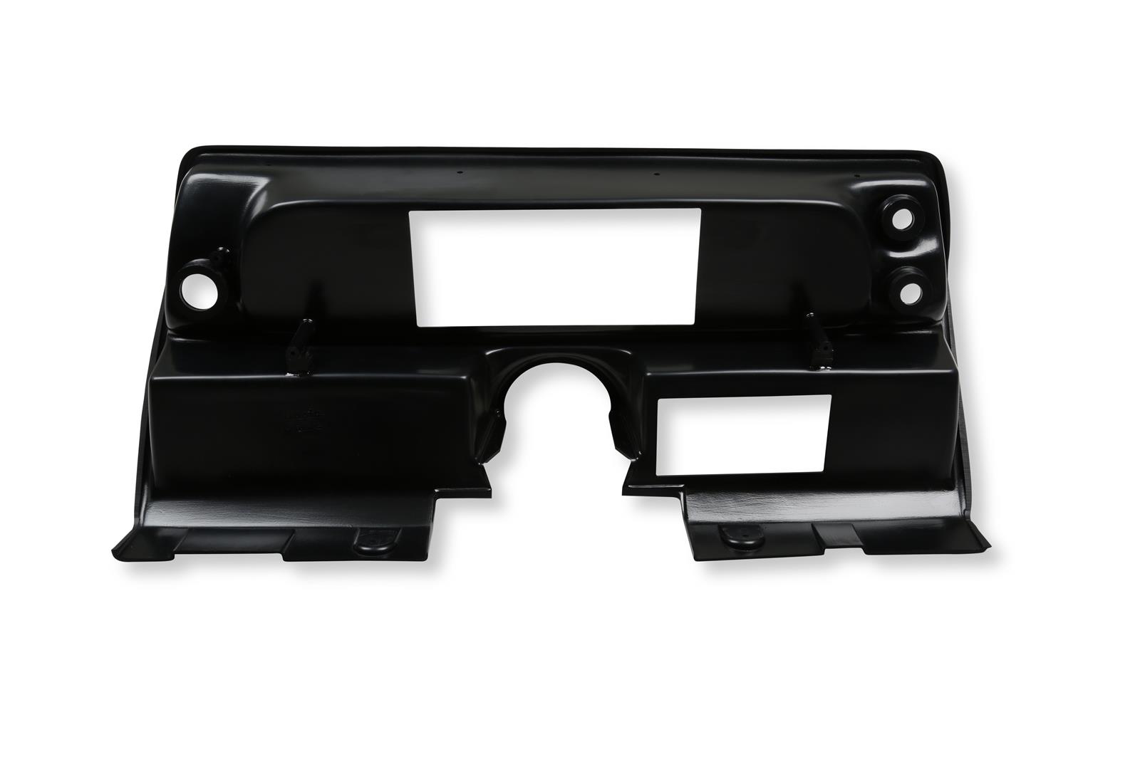 Holley EFI 6.86 in. Dash Bezels 553-411 Panels, EFI, Pro Bezel, 5/32 Thick, ABS Material, Black Matte Finish, Chevy, Chevy Nova II, Each thumbnail 4