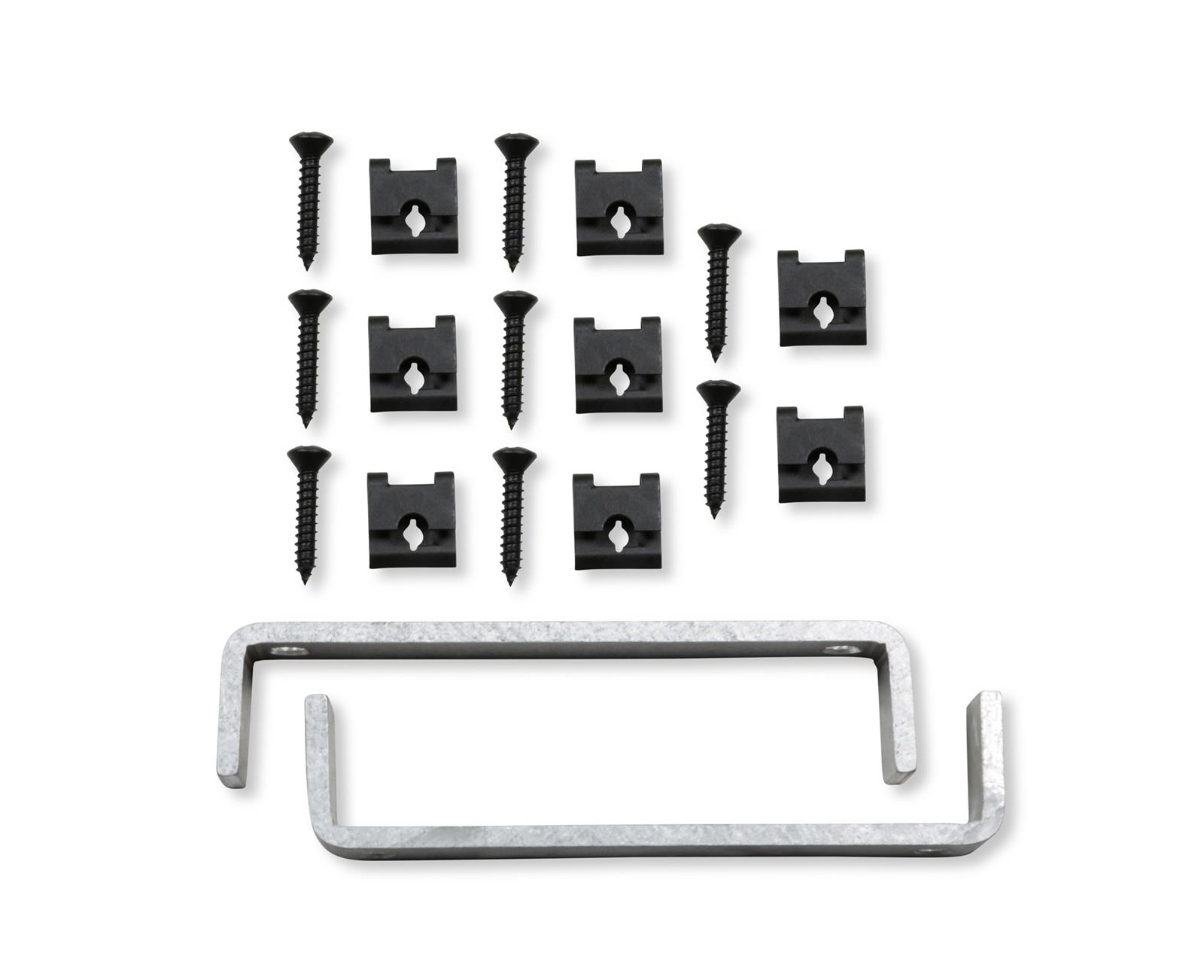 Holley Dash Panels 553-417 Panels, EFI, 6.86 in. Pro Bezel, 5/32 in. Thick, ABS Material, Black Matte Finish, Chevy, Chevelle, Each