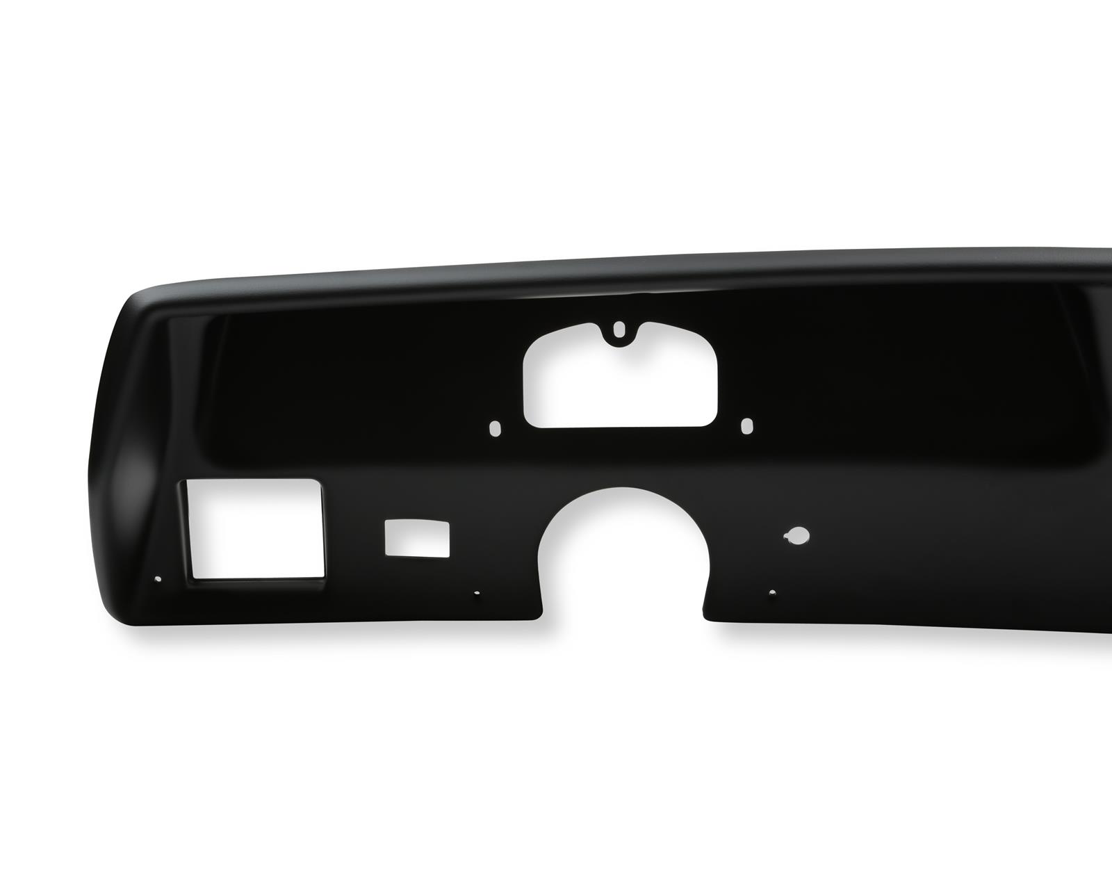 Holley EFI Racepak Dash Bezels 553-418 Panels, EFI, IQ3, Bezel, 5/32 in. Thick, ABS Material, Black Matte Finish, Chevy, Chevelle, Each
