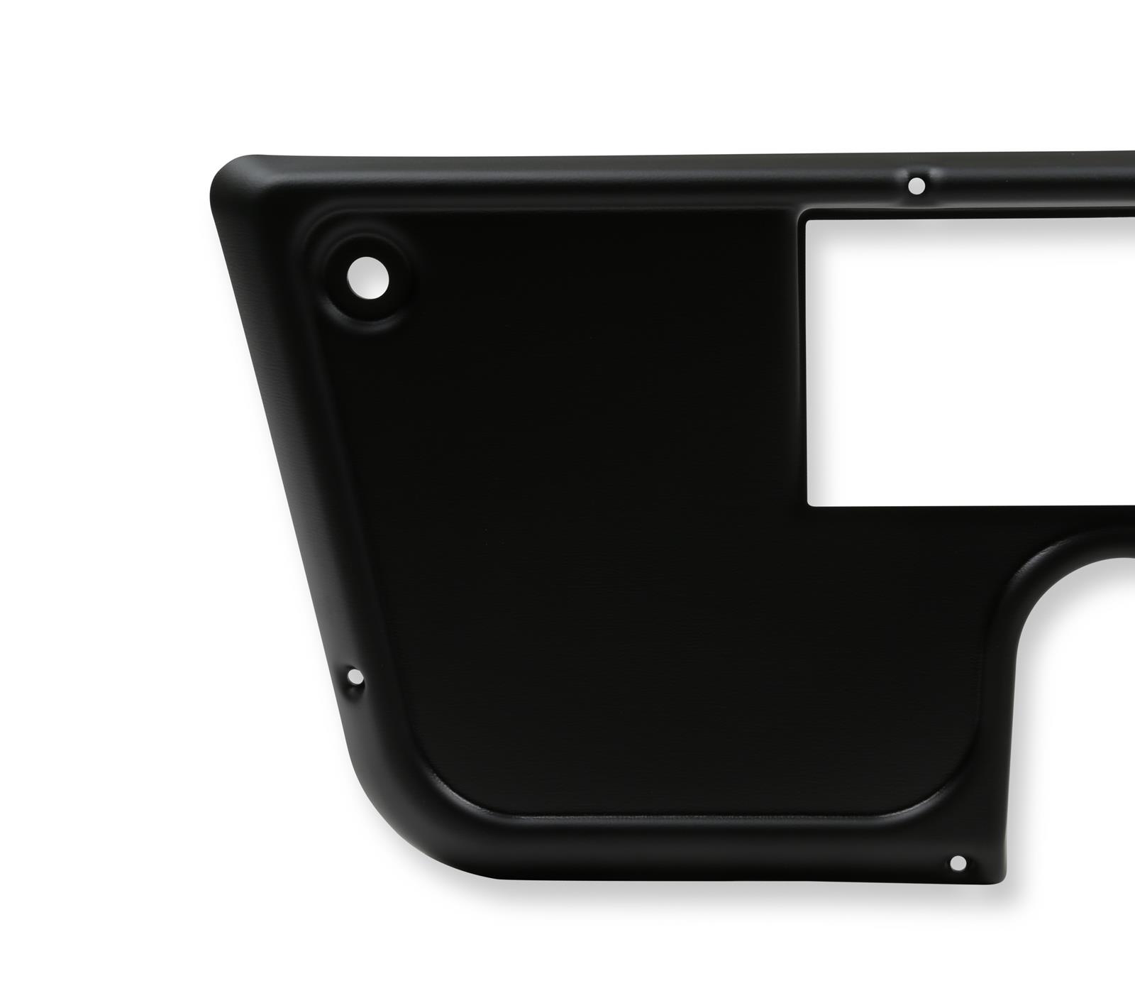 Holley EFI 6.86 in. Dash Bezels 553-419 Panels, EFI, Pro Bezel, 5/32 Thick, ABS Material, Black Matte Finish, Chevy, GMC, Trucks, Each