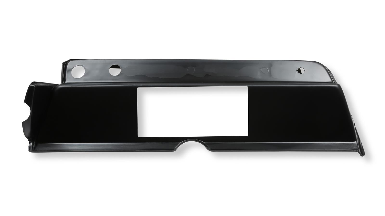 Holley EFI 6.86 in. Dash Bezels 553-424 Panels, EFI, Pro Bezel, 5/32 Thick, ABS Material, Black Matte Finish, Chevy, Chevelle, Each thumbnail 6