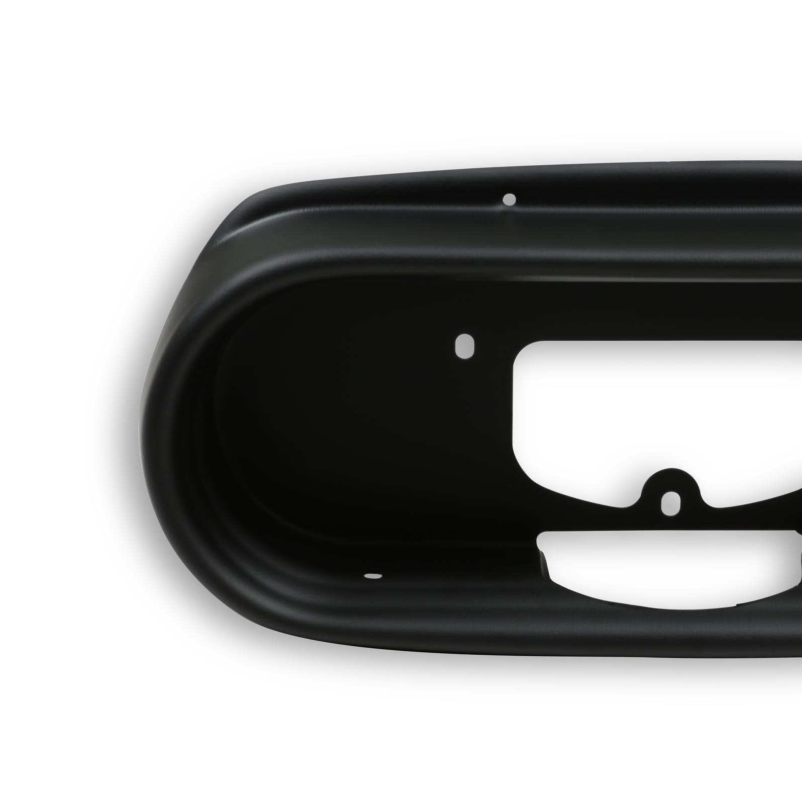 Holley EFI Racepak Dash Bezels 553-433 Panels, EFI, IQ3, Bezel, 5/32 in. Thick, ABS Material, Black Matte Finish, Chevy, Nova, Each thumbnail 8