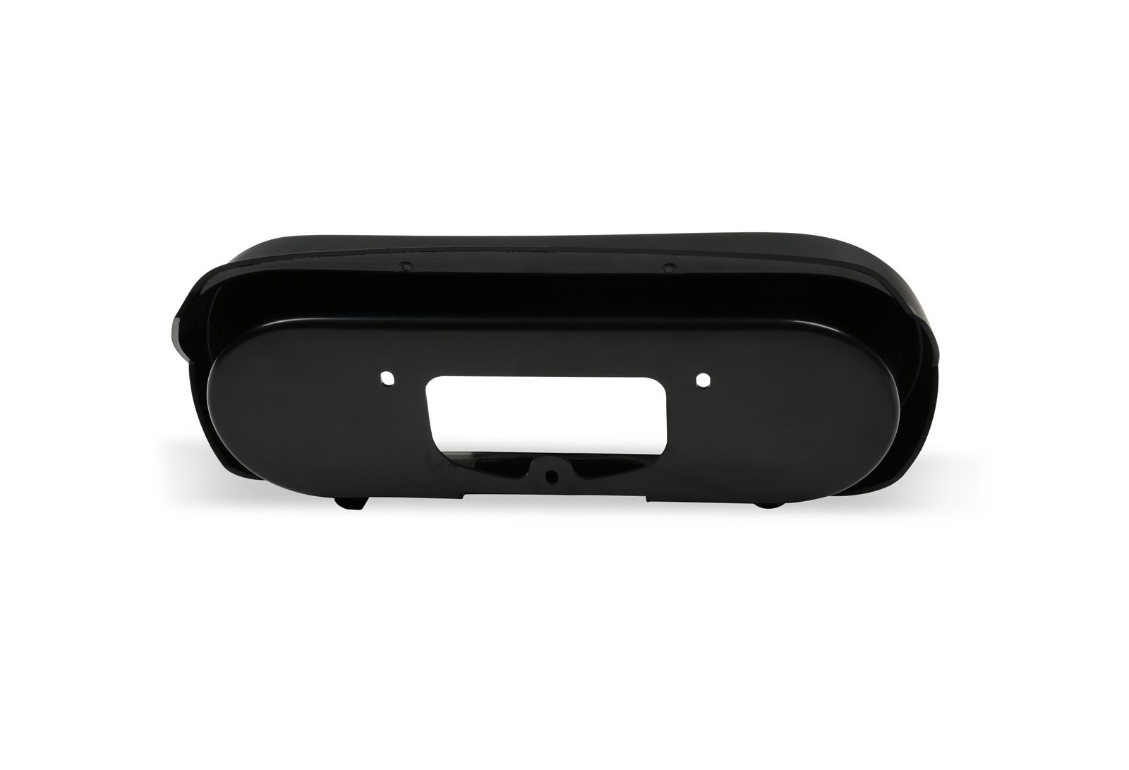 Holley EFI Racepak Dash Bezels 553-433 Panels, EFI, IQ3, Bezel, 5/32 in. Thick, ABS Material, Black Matte Finish, Chevy, Nova, Each thumbnail 5