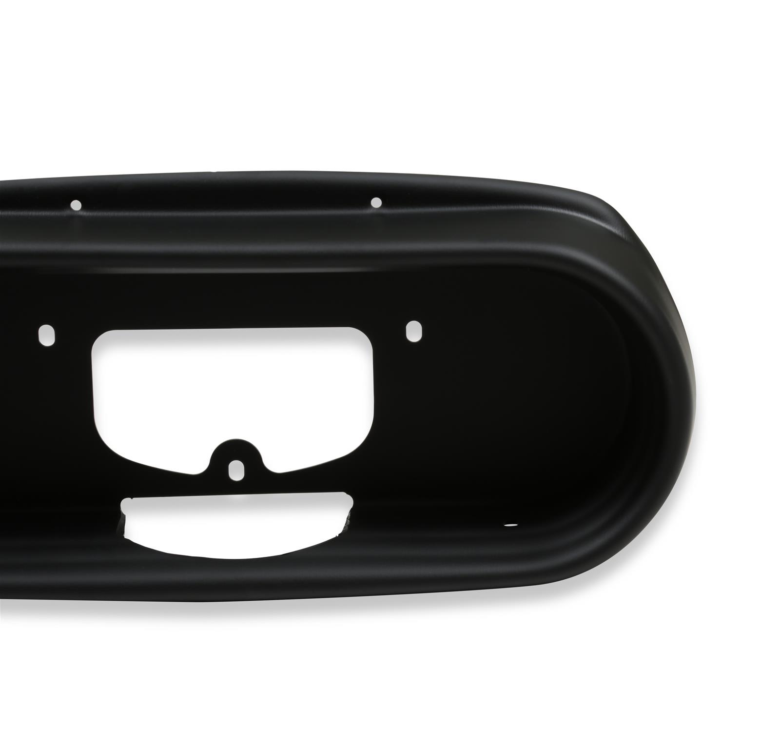 Holley EFI Racepak Dash Bezels 553-433 Panels, EFI, IQ3, Bezel, 5/32 in. Thick, ABS Material, Black Matte Finish, Chevy, Nova, Each