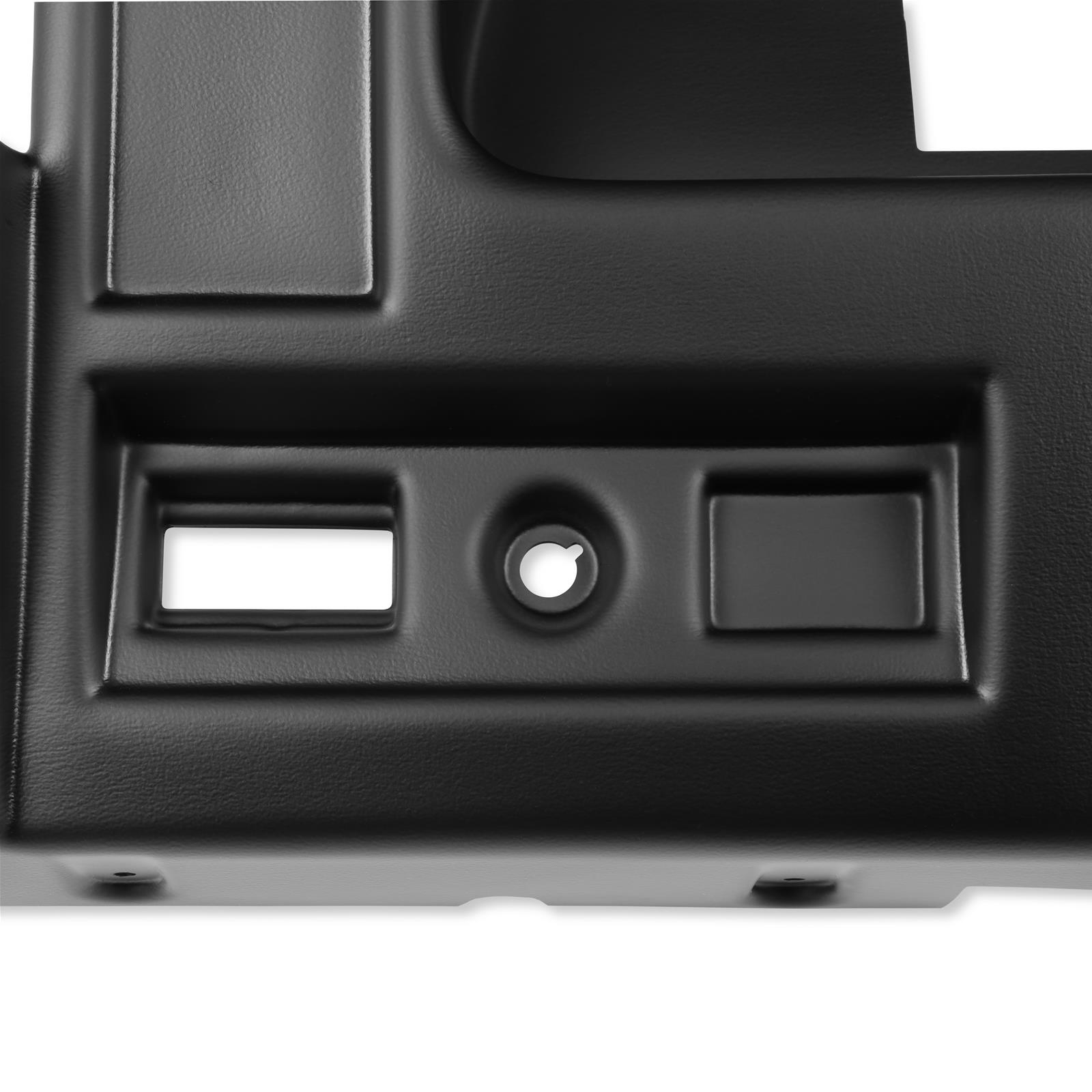 Holley EFI 6.86 in. Dash Bezels 553-435 Panels, EFI, Pro Bezel, 5/32 Thick, ABS Material, Black Matte Finish, No A/C Vents, Chevy, Nova, Each thumbnail 2