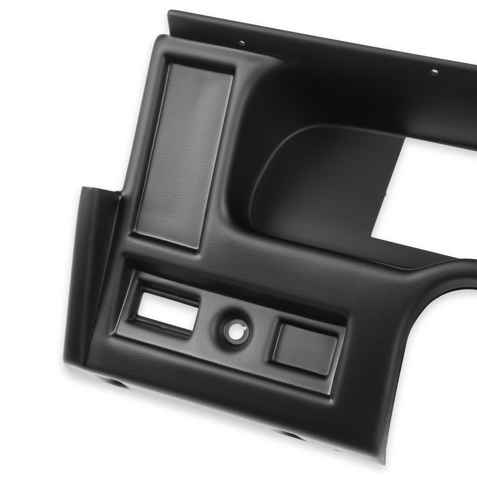 Holley EFI 6.86 in. Dash Bezels 553-435 Panels, EFI, Pro Bezel, 5/32 Thick, ABS Material, Black Matte Finish, No A/C Vents, Chevy, Nova, Each thumbnail 3
