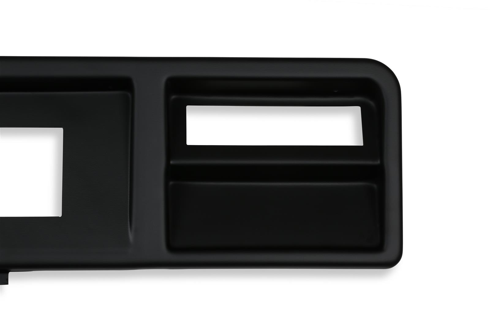 Holley EFI 6.86 in. Dash Bezels 553-441 Panels, EFI, Pro, Bezel, 5/32 Thick, ABS Material, Black Matte Finish, with A/C Vents, Ford, Trucks, Each thumbnail 5