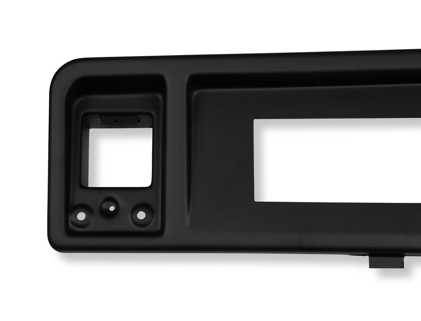 Holley EFI 6.86 in. Dash Bezels 553-441 Panels, EFI, Pro, Bezel, 5/32 Thick, ABS Material, Black Matte Finish, with A/C Vents, Ford, Trucks, Each thumbnail 2