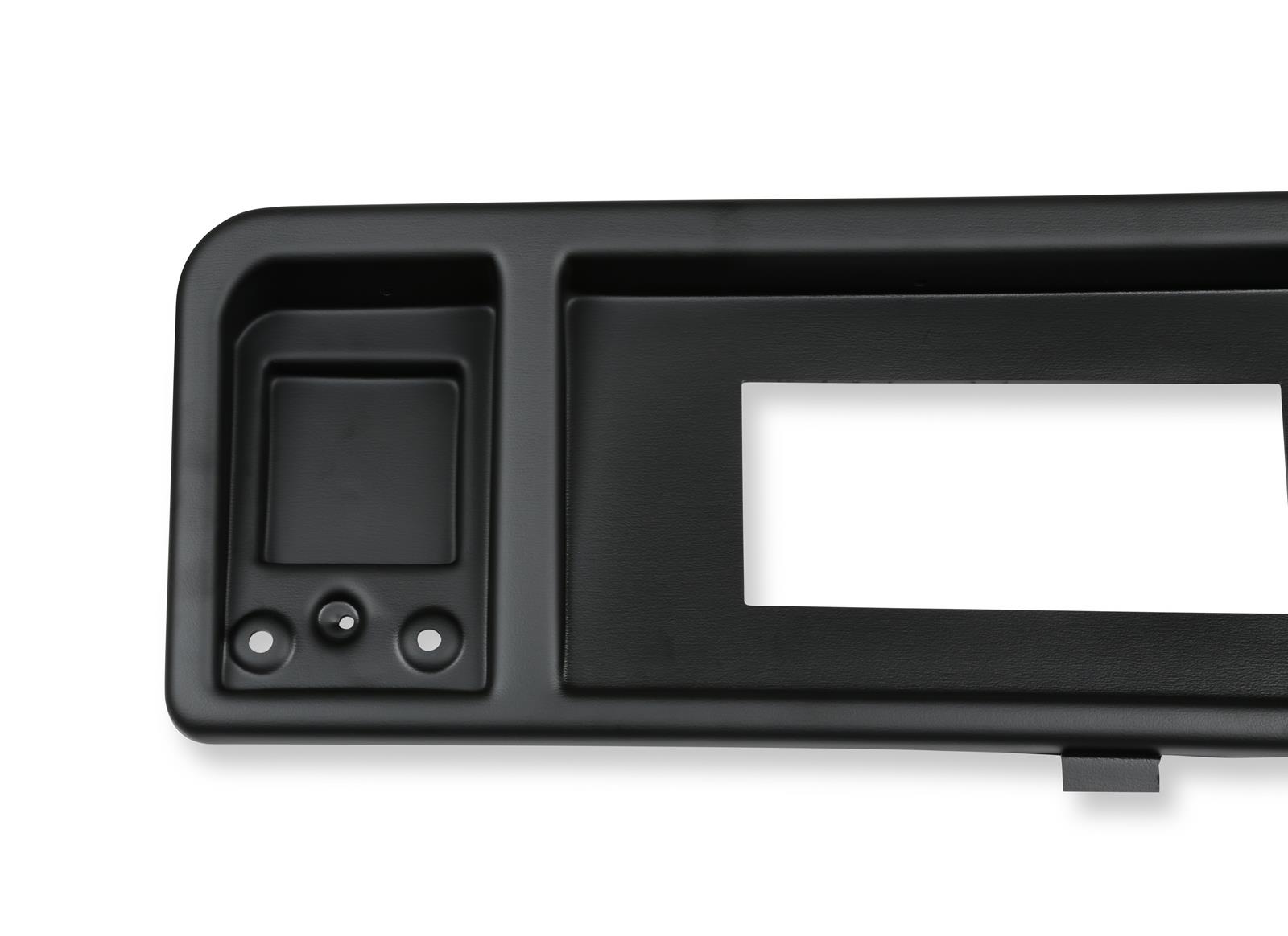 Holley EFI 6.86 in. Dash Bezels 553-442 Panels, EFI, Pro, Bezel, 5/32 Thick, ABS Material, Black Matte Finish, No A/C Vents, Ford, Trucks, Each thumbnail 2