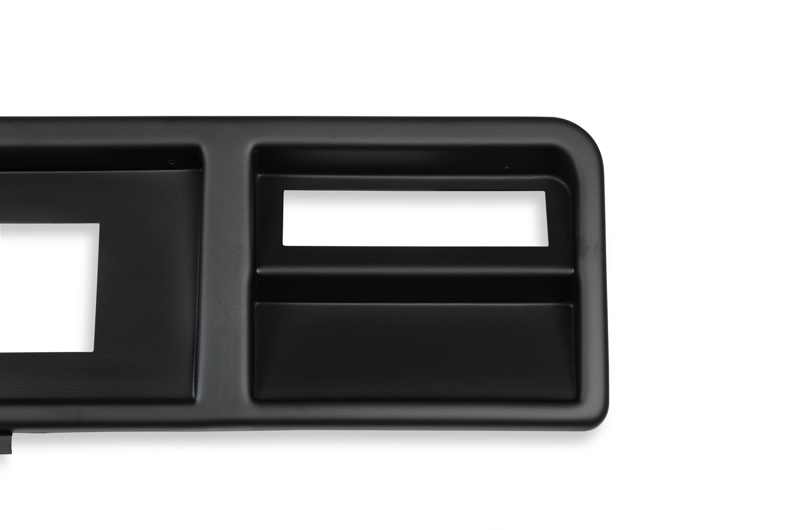 Holley EFI 6.86 in. Dash Bezels 553-442 Panels, EFI, Pro, Bezel, 5/32 Thick, ABS Material, Black Matte Finish, No A/C Vents, Ford, Trucks, Each thumbnail 4