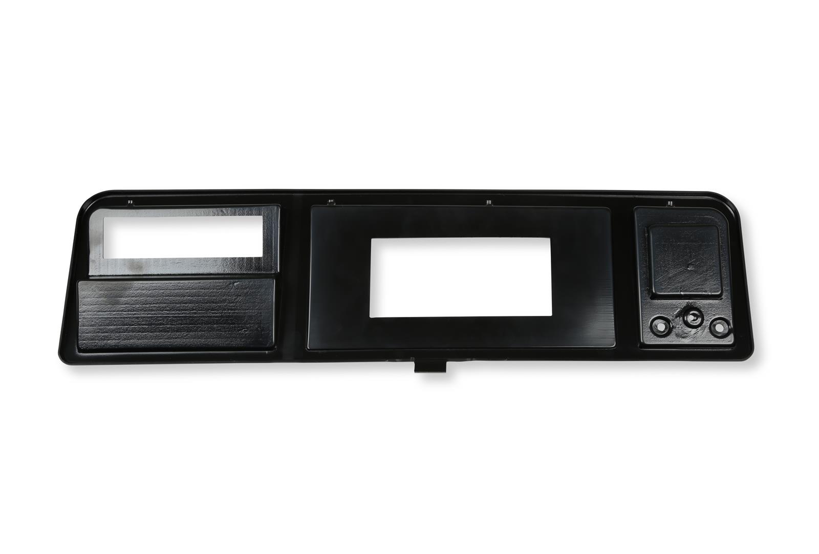 Holley EFI 6.86 in. Dash Bezels 553-442 Panels, EFI, Pro, Bezel, 5/32 Thick, ABS Material, Black Matte Finish, No A/C Vents, Ford, Trucks, Each thumbnail 3