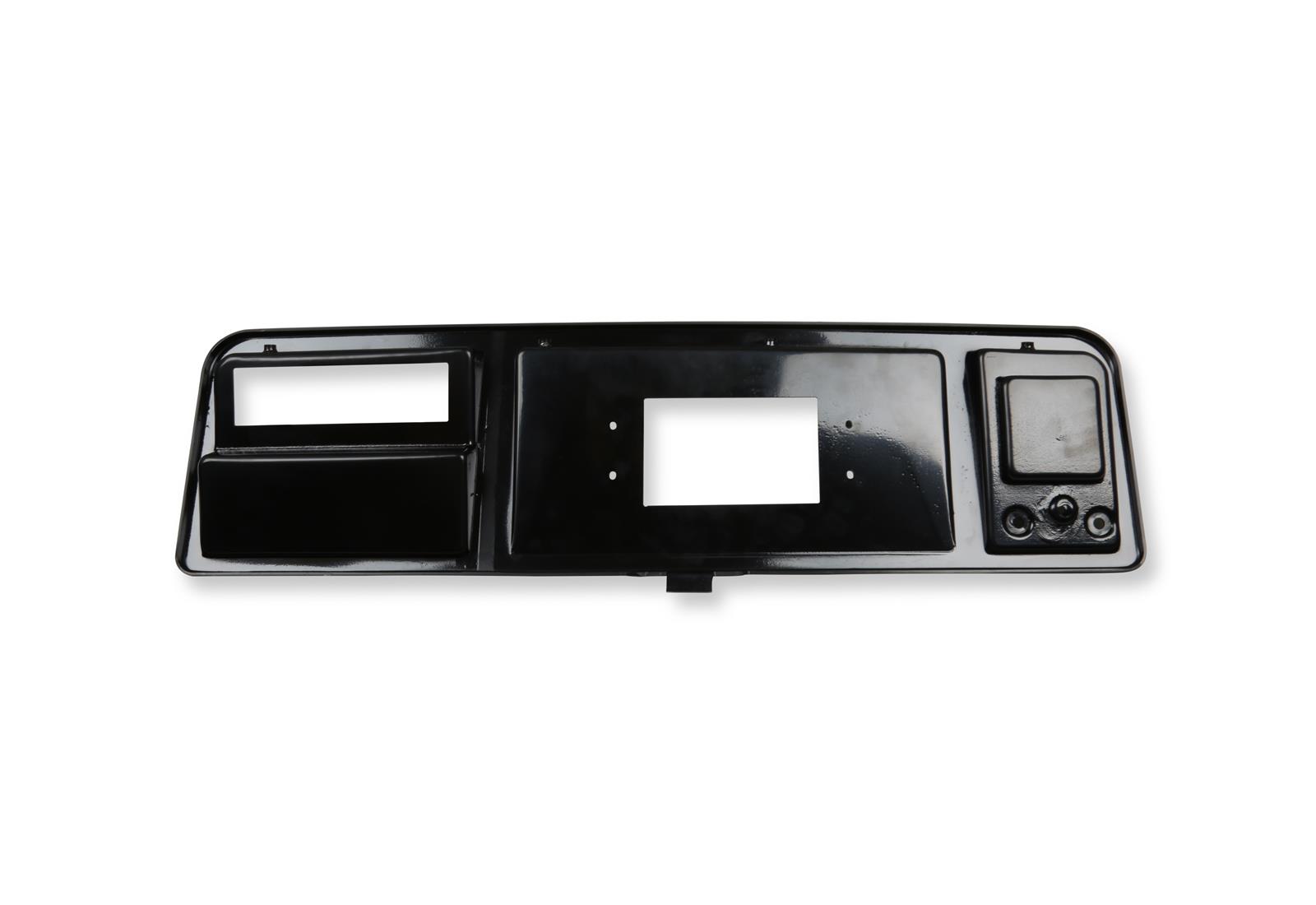 Holley EFI 7 in. Dash Bezels 553-444 Panels, EFI, Bezel, 5/32 Thick, ABS Material, Black Matte Finish, No A/C Vents, Ford, Trucks, Each thumbnail 4