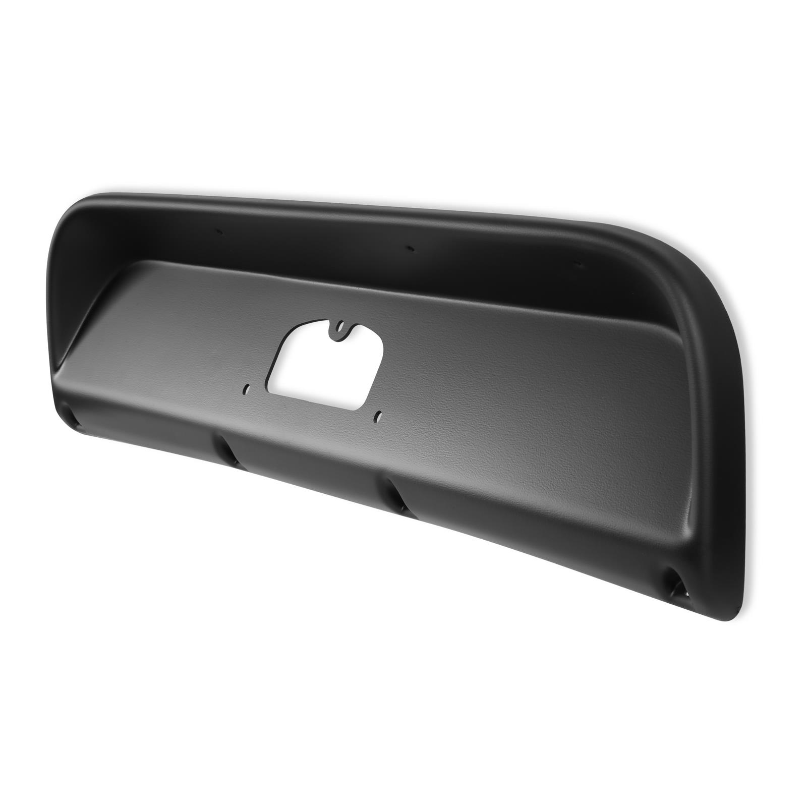 Holley EFI Racepak Dash Bezels 553-445 Panels, EFI, IQ3, Bezel, 5/32 in. Thick, ABS Material, Black Matte Finish, Ford, F100, F250, F350, Ranger Trim, Each thumbnail 2