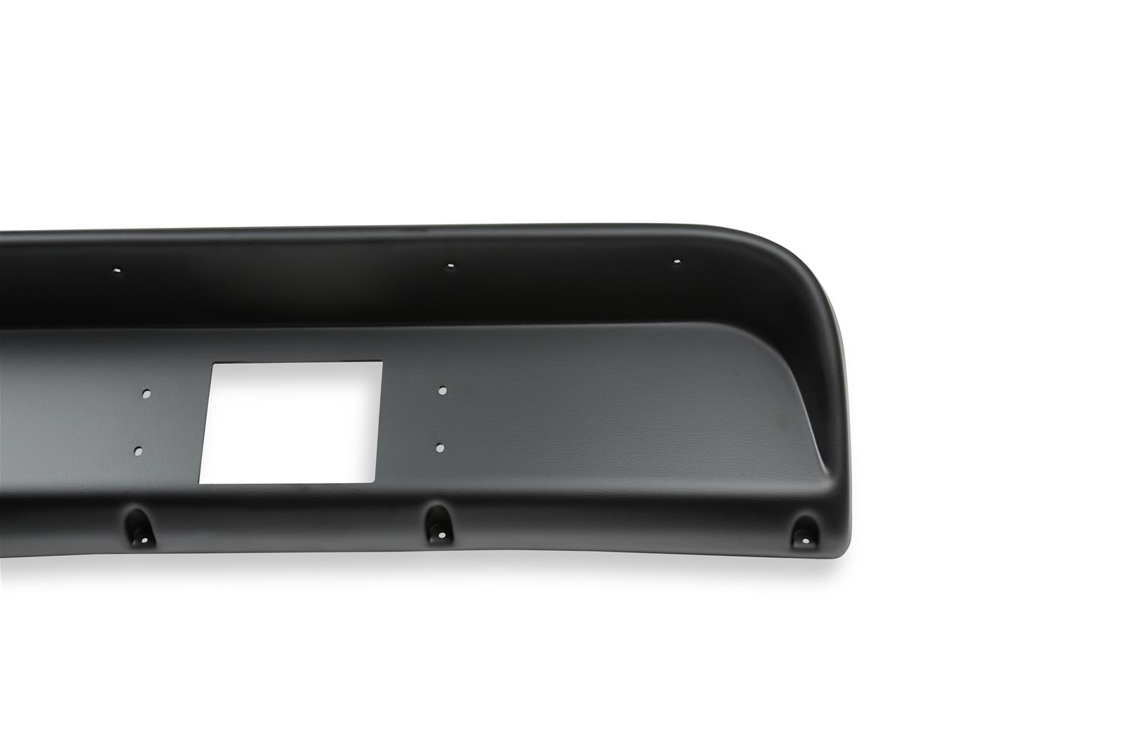 Holley EFI 7 in. Dash Bezels 553-446 Panels, EFI, Bezel, 5/32 Thick, ABS Material, Black Matte Finish, Ford, F100, F250, F350, Ranger Trim, Each thumbnail 2