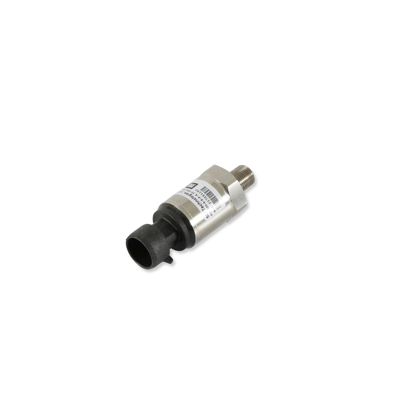Holley Replacement Pressure Transducers 554-102 Fuel Injector System Components, Transducer, Replacement, 0-100 psi, 0.5-4.5 V Output, 1/8 in. NPT Inlet, 0.875 in. Diameter, Stainless, Each thumbnail 3