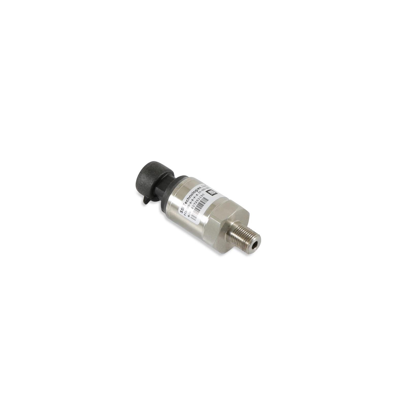 Holley Replacement Pressure Transducers 554-102 Fuel Injector System Components, Transducer, Replacement, 0-100 psi, 0.5-4.5 V Output, 1/8 in. NPT Inlet, 0.875 in. Diameter, Stainless, Each thumbnail 4