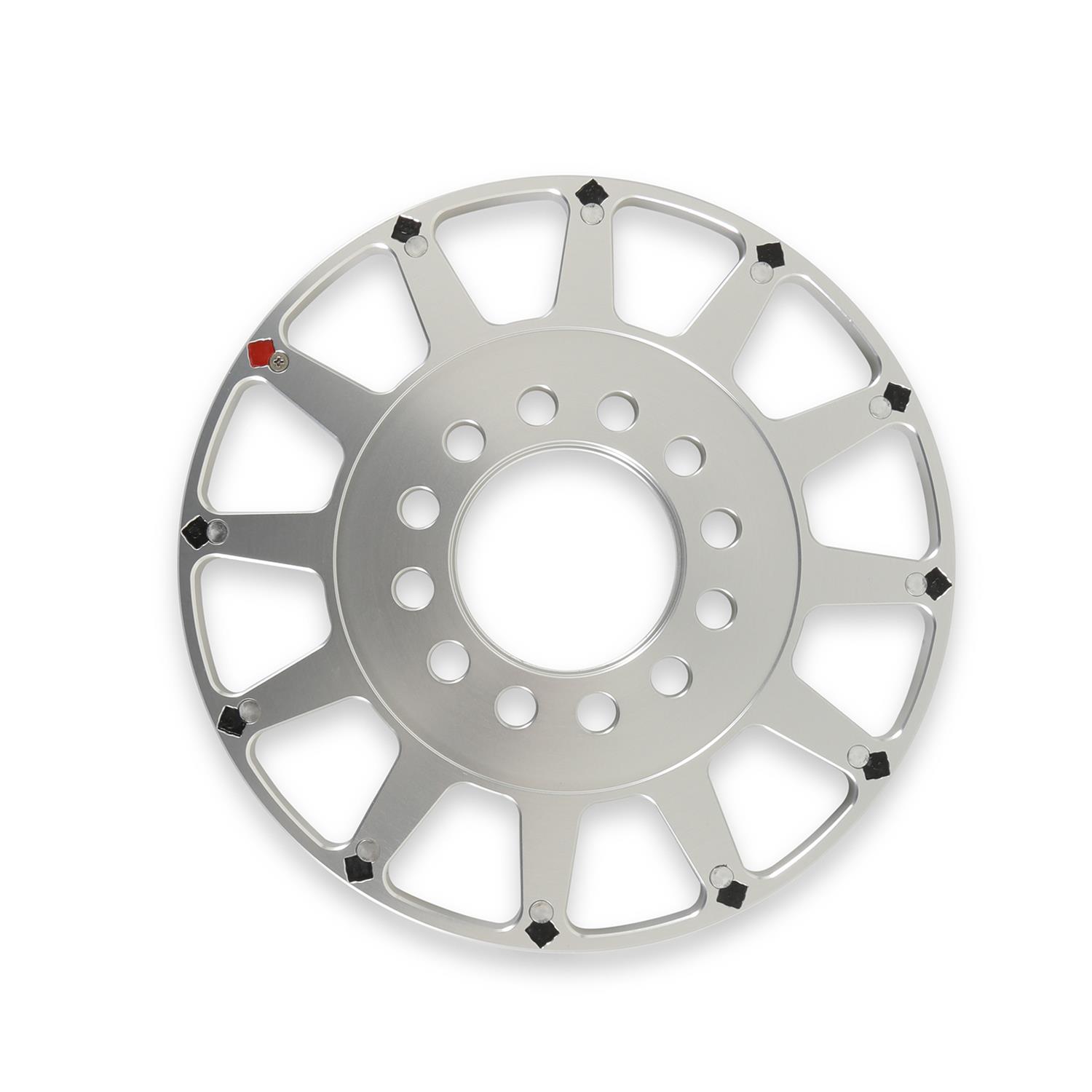 Holley EFI Crank Trigger Kits 556-170 Triggers, EFI, 8 in. Diameter, Aluminum, Silver, Adjustable Bracket, Black, 3-wire Pickup, M12 x 1.0mm Thread, Chevy, 6.5-7.4L, Kit thumbnail 3