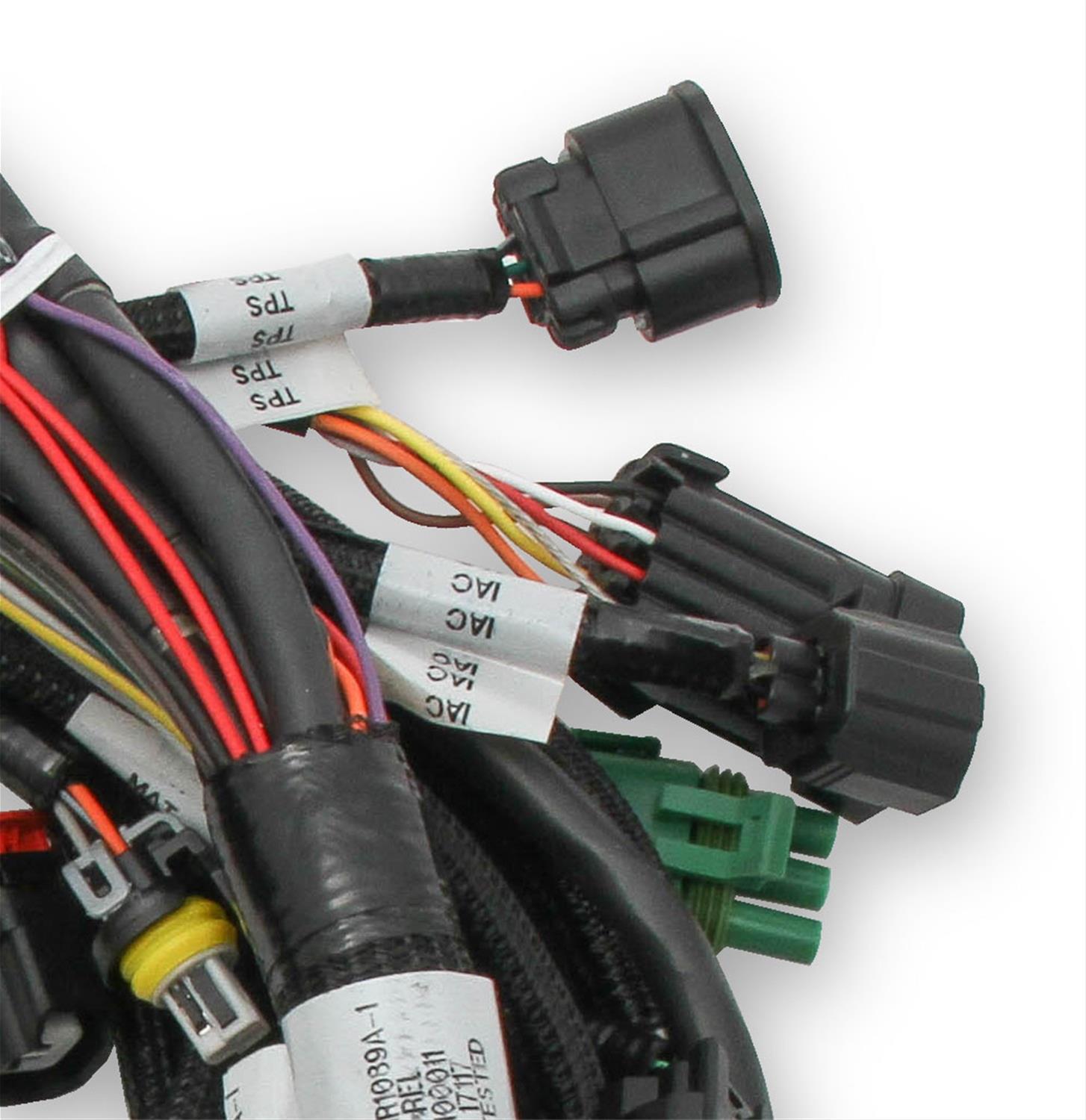 Holley EFI Systems Main Wiring Harnesses 558-110 Harnesses, EFI, Coyote, with TI-VCT/Stock Coils, Harness, MPFI, for HP, Dominator, Systems, Ford, 5.0L, Each thumbnail 2