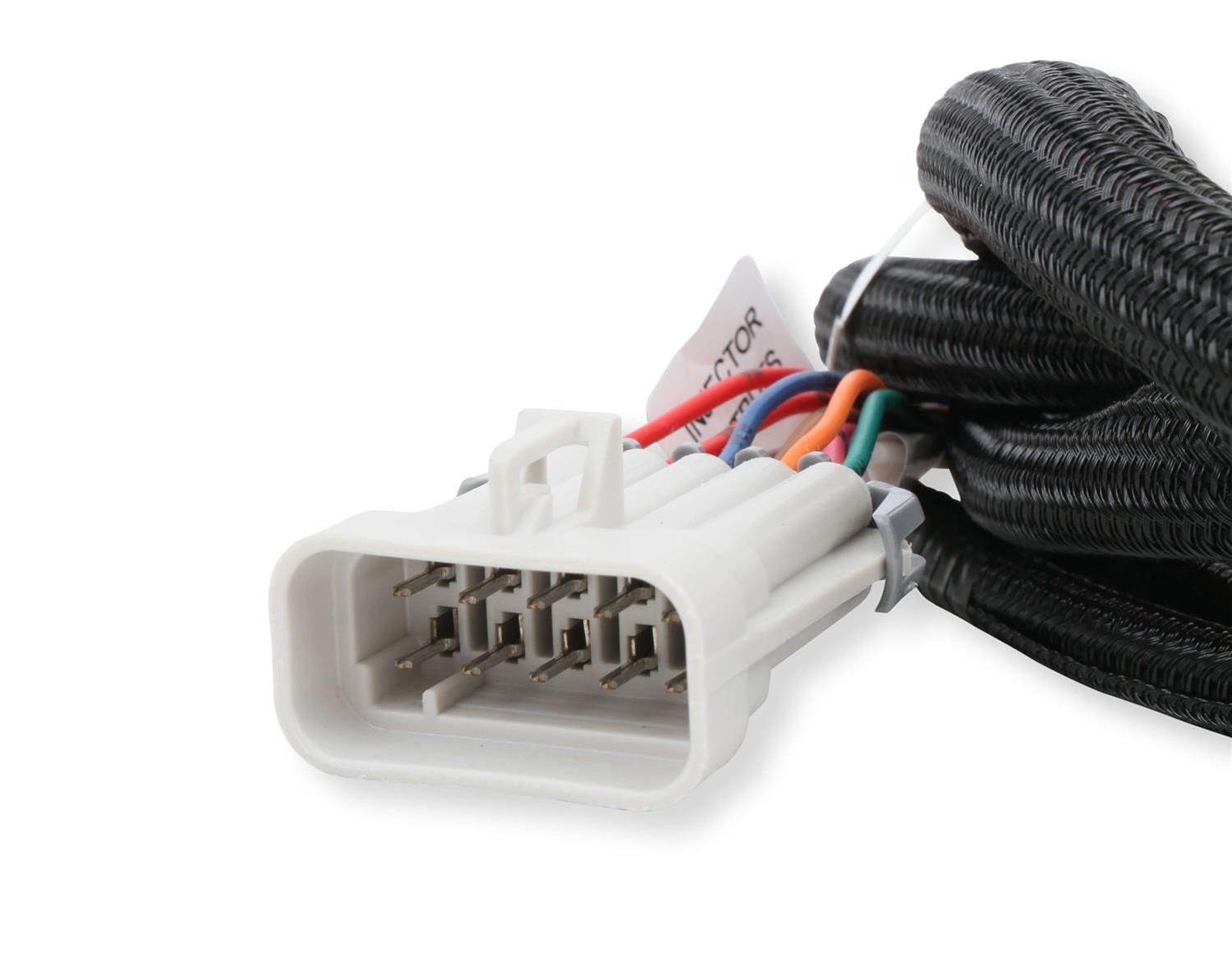 Holley Replacement Fuel Injector Wiring Harnesses 558-219 Injection System Harnesses, EFI, Replacement, Driver harness, Plug-and-Play, MPFI, JB2 Connector, for Dominator ECU, Each thumbnail 2