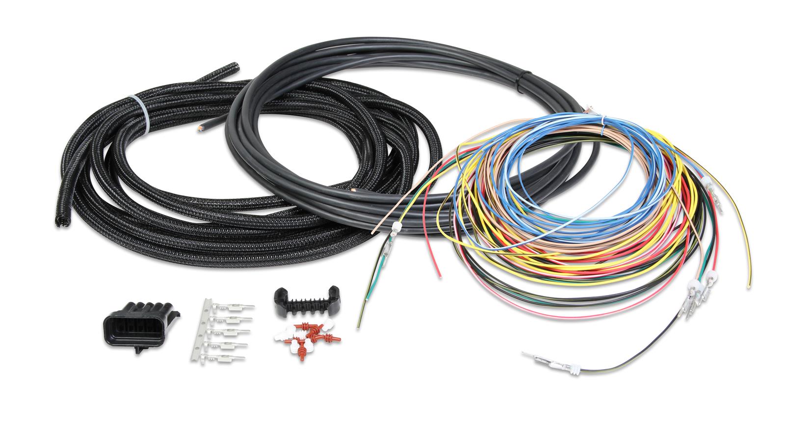 Holley EFI Systems Wiring Harnesses 558-306 Fuel Injection System Harnesses, EFI, Unterminated, Ignition Harness, with Pins, Seals, Connector, for HP, Dominator Systems, Kit