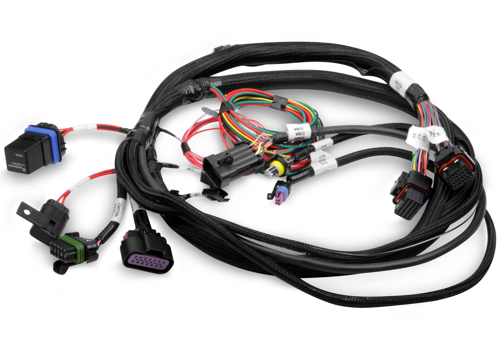 Holley EFI Systems Wiring Harnesses 558-414 Fuel Injection System Harnesses, EFI, Replacement, Main Harness, Terminator Systems, Model 550-405, 550-406, Each