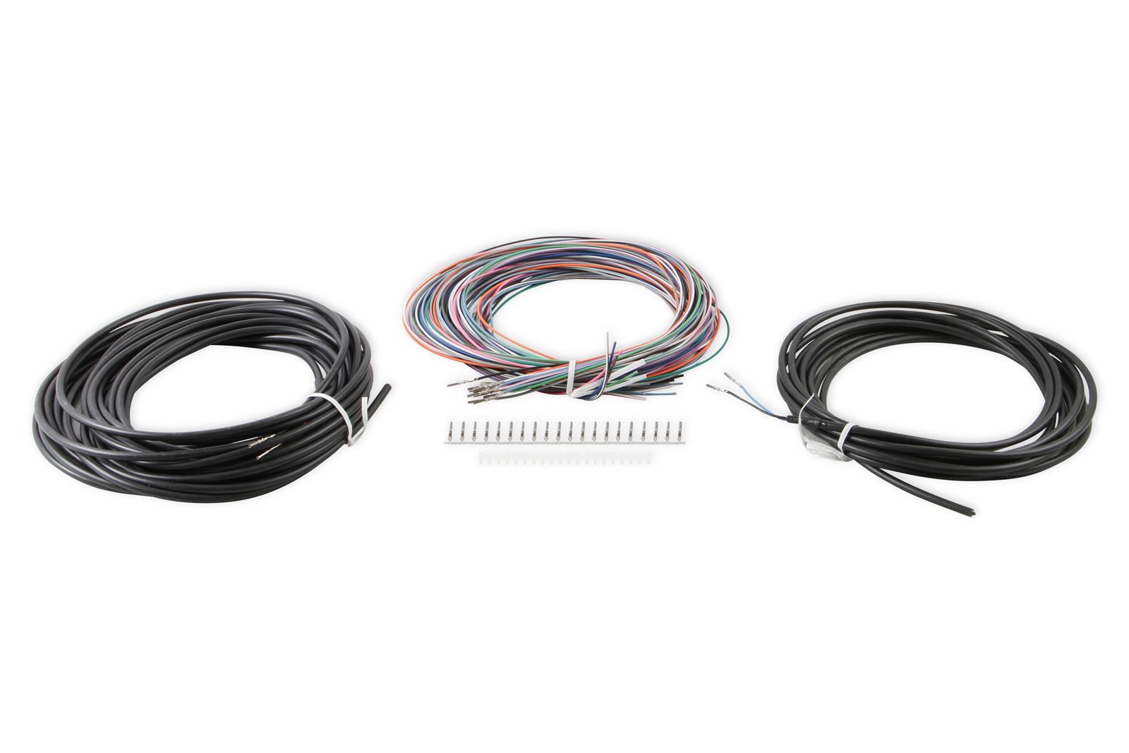 Holley EFI Pro Dash Input/Output Harnesses 558-456 Fuel Injection System Wiring Harnesses, EFI, Pro-Dash, Input/Output, Unterminated, 2 and 3 Conductor Cable, 10 ft. Long, Pins, Plugs, Each thumbnail 2
