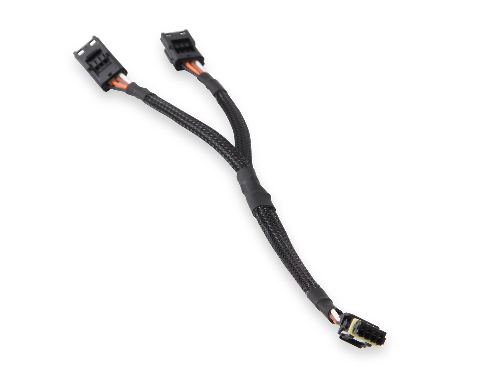 Holley EFI CAN Splitters 558-465 Fuel Injection System Wiring Harnesses, EFI, Splitter Assembly, Pre-Terminated, Plug-and-Play, for Terminator X, Sniper Systems, Each