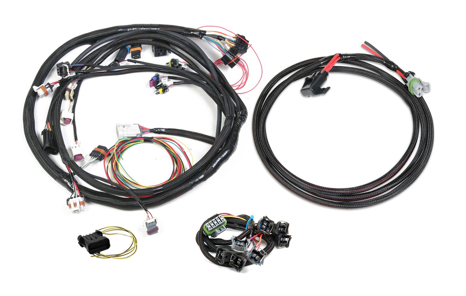 Holley EFI Systems Wiring Harnesses 558-508 Fuel Injection System Harnesses, EFI, Ford V8, Universal MPFI, with Main, Power, Injector Harnesses, for HP, Dominator ECU, Kit