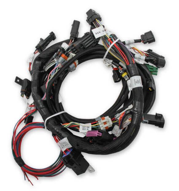 Holley EFI Systems Wiring Harnesses 558-510 Fuel Injection System Harnesses, EFI, Coyote Ti-VCT, with Main, Power, Injector, Coil Harnesses, for HP, Dominator ECU, Ford, 5.0L, Kit
