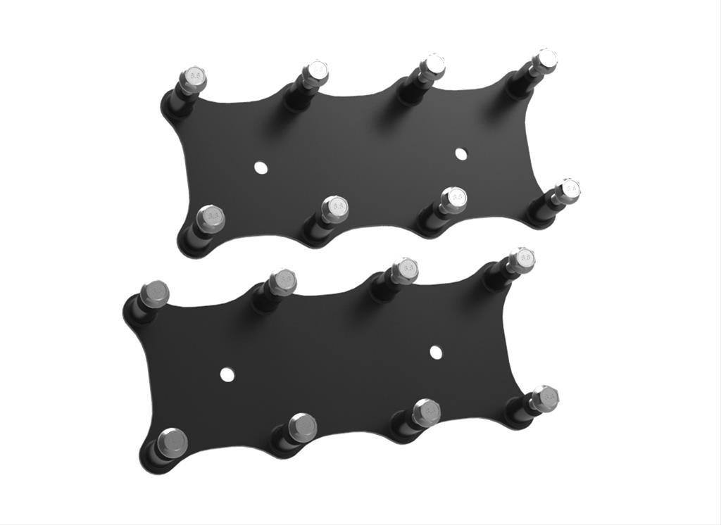 Holley EFI Remote LS Coil Relocation Brackets 561-130 Ignition Brackets, EFI, Gen V, Ignition Coil, Bracket, Aluminum, Black Finish, Hardware Included, Pair