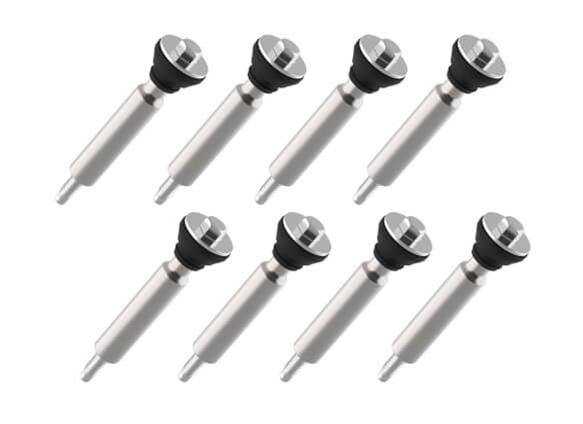 Holley LS Valve Cover Bolt Kits 561-134 Fasteners, EFI, Tall Bolts, Polished, Aluminum, Hex Head, 6mm x 1.0 Thread, Hardware, 8-piece, Chevy, 4.8-7.0L, Set thumbnail 2