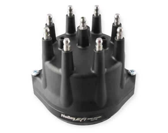 Holley EFI Dual-Sync Distributors 565-201BK Distributors, EFI, Dual-Sync, Hall Effect, Computer-controlled Advance, Male/HEI, Black Cap, Steel Gear, Black Housing, Ford, 5.8L, Each thumbnail 3