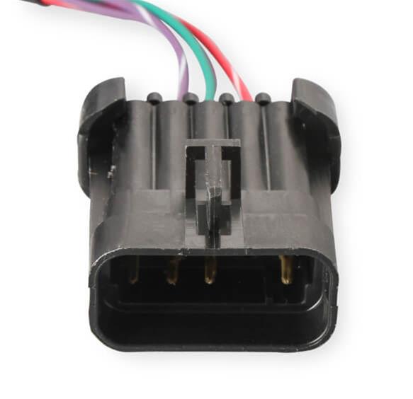 Holley EFI Dual-Sync Distributors 565-202BK Distributors, EFI, Dual-Sync, Hall Effect, Computer-controlled Advance, Male/HEI, Black Cap, Steel Gear, Black Housing, Ford, 3.6-5.0L, Each thumbnail 4