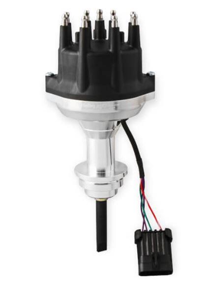 Holley EFI Dual-Sync Distributors 565-208 Distributors, EFI, Dual-Sync, Hall Effect, Computer-controlled, Male/HEI, Black Cap, Shiny Housing, Chrysler, Dodge, Plymouth, 4.5-5.9L, Each thumbnail 3