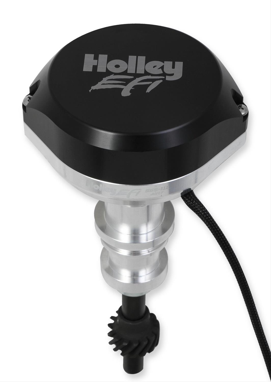 Holley Distributor Caps 566-103 Caps, EFI, Coil-on-Plug, Black Cap, Screw Down Style, Black, compatible with Dual-Sync Distributors, 200 Series, Each thumbnail 3
