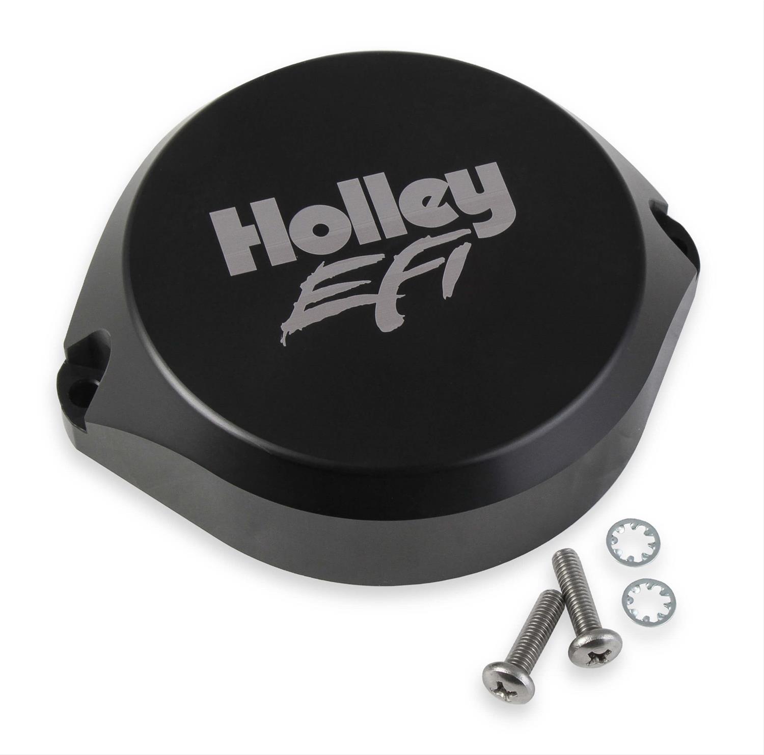 Holley Distributor Caps 566-103 Caps, EFI, Coil-on-Plug, Black Cap, Screw Down Style, Black, compatible with Dual-Sync Distributors, 200 Series, Each