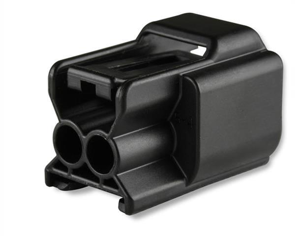 Holley Wiring Harness Connectors 570-241 Weatherproof Connectors, EFI, Ford Modular/Coyote, Cam/Crank Position Sensor Connector, Sealed, 2-pin, Female, Black Plastic, Seals, TPA, Each thumbnail 2