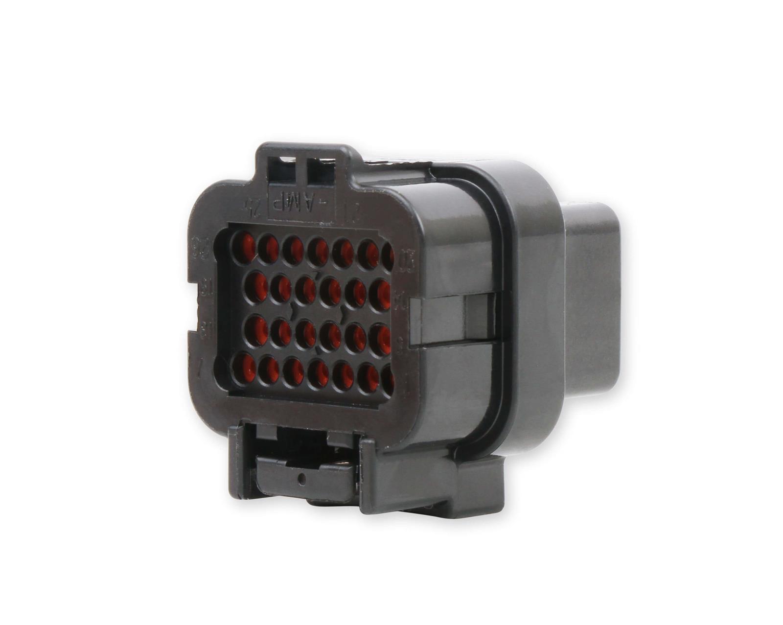 Holley EFI ECU Connector Kits 570-347 Weatherproof Connectors, EFI, J3 Input/Output Connector, OEM Style, Black Plastic, includes Pins, Seals, TPA, Kit thumbnail 2