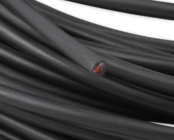 Holley Shielded Cable Conductor Wires 572-104 Electrical Wires, EFI, Cable, Black Jacket, 3-conductor, 20 gauge Wire, Internally Shielded, 100 ft. Spool, Each thumbnail 2