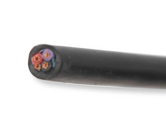 Holley Shielded Cable Conductor Wires 572-104 Electrical Wires, EFI, Cable, Black Jacket, 3-conductor, 20 gauge Wire, Internally Shielded, 100 ft. Spool, Each thumbnail 3