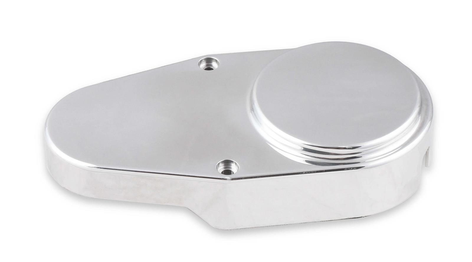 Holley Tensioner Covers 97-157 Accessory Belt Dress-Up Covers, Holley, Aluminum, Polished, for Mid Mount Accessory Drive, includes Hardware, Each thumbnail 2