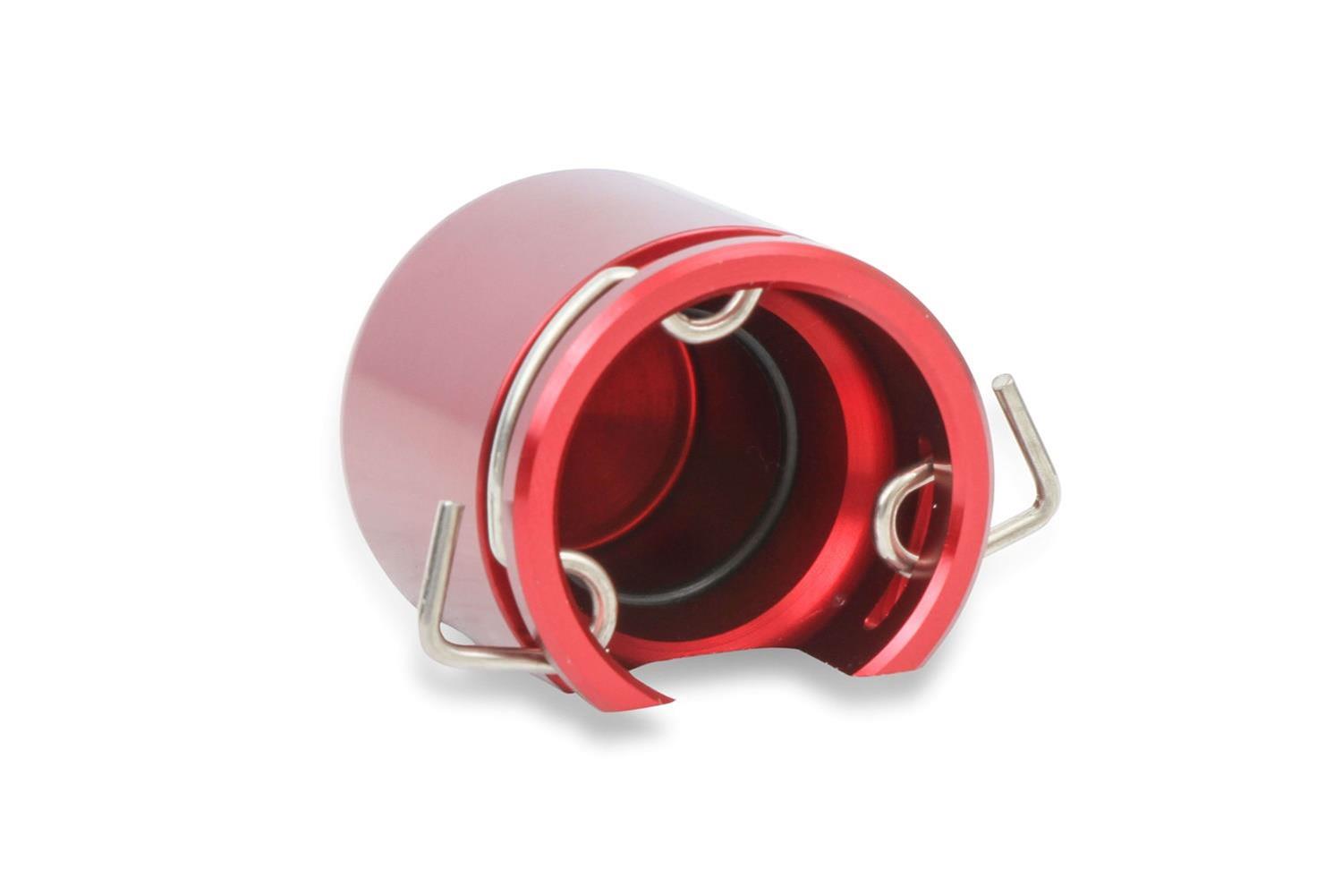 Holley Block-Off Kit for T4 Wet Cooler Feed Ports 97-209 Oil , Mechanical, Holley, LT4 Cooler, Port, Aluminum, Red Anodized, Each thumbnail 2