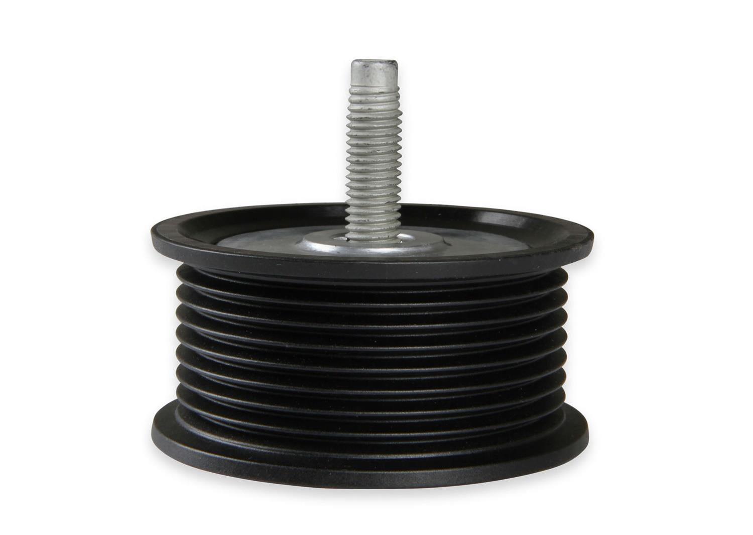 Holley Idler Pulleys 97-240 Pulleys, Holley, Replacement, Serpentine, 7-Groove, Black, Composite, for LT4 Accessory Drive Systems, GM, 6.2L, Each thumbnail 3