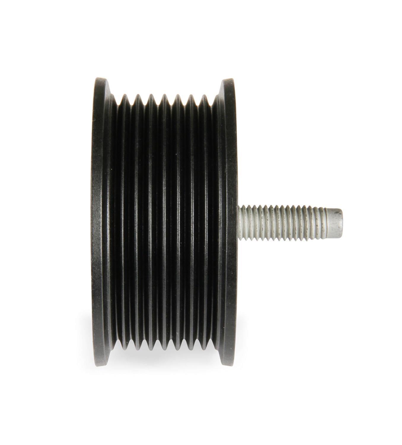Holley Idler Pulleys 97-240 Pulleys, Holley, Replacement, Serpentine, 7-Groove, Black, Composite, for LT4 Accessory Drive Systems, GM, 6.2L, Each thumbnail 5