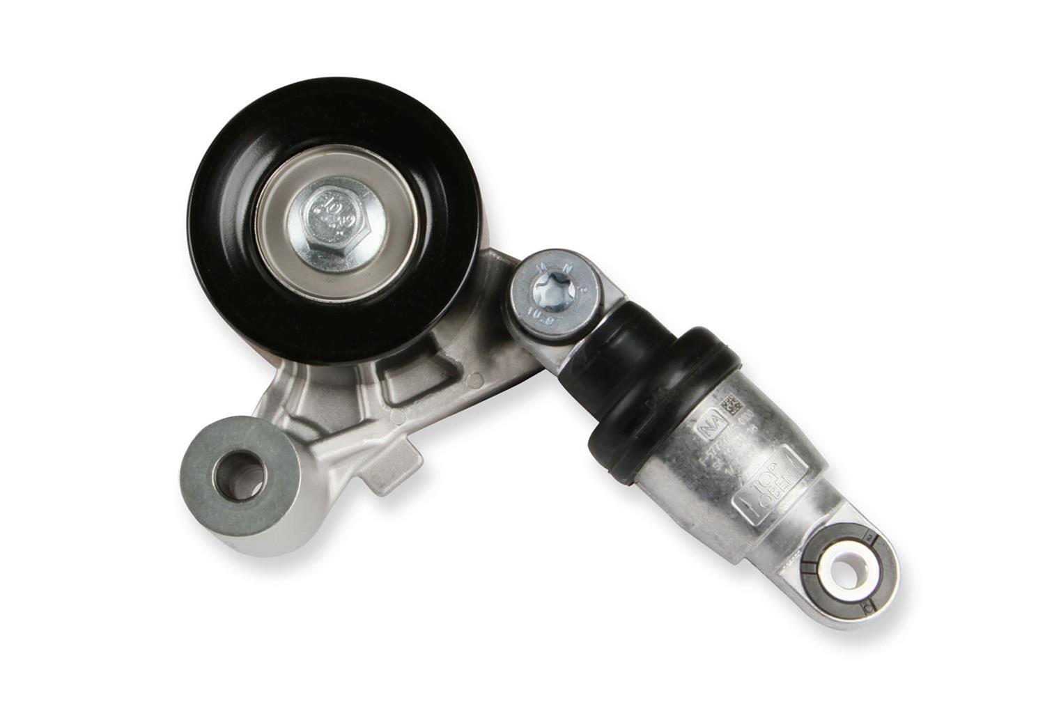 Holley Accessory Belt Tensioners 97-244 Idler Pulleys, Holley, Replacement, Tensioner Assembly, Serpentine, Smooth Pulley, Black, Composite, for LT4 Drive Systems, GM, 6.2L, Each thumbnail 3