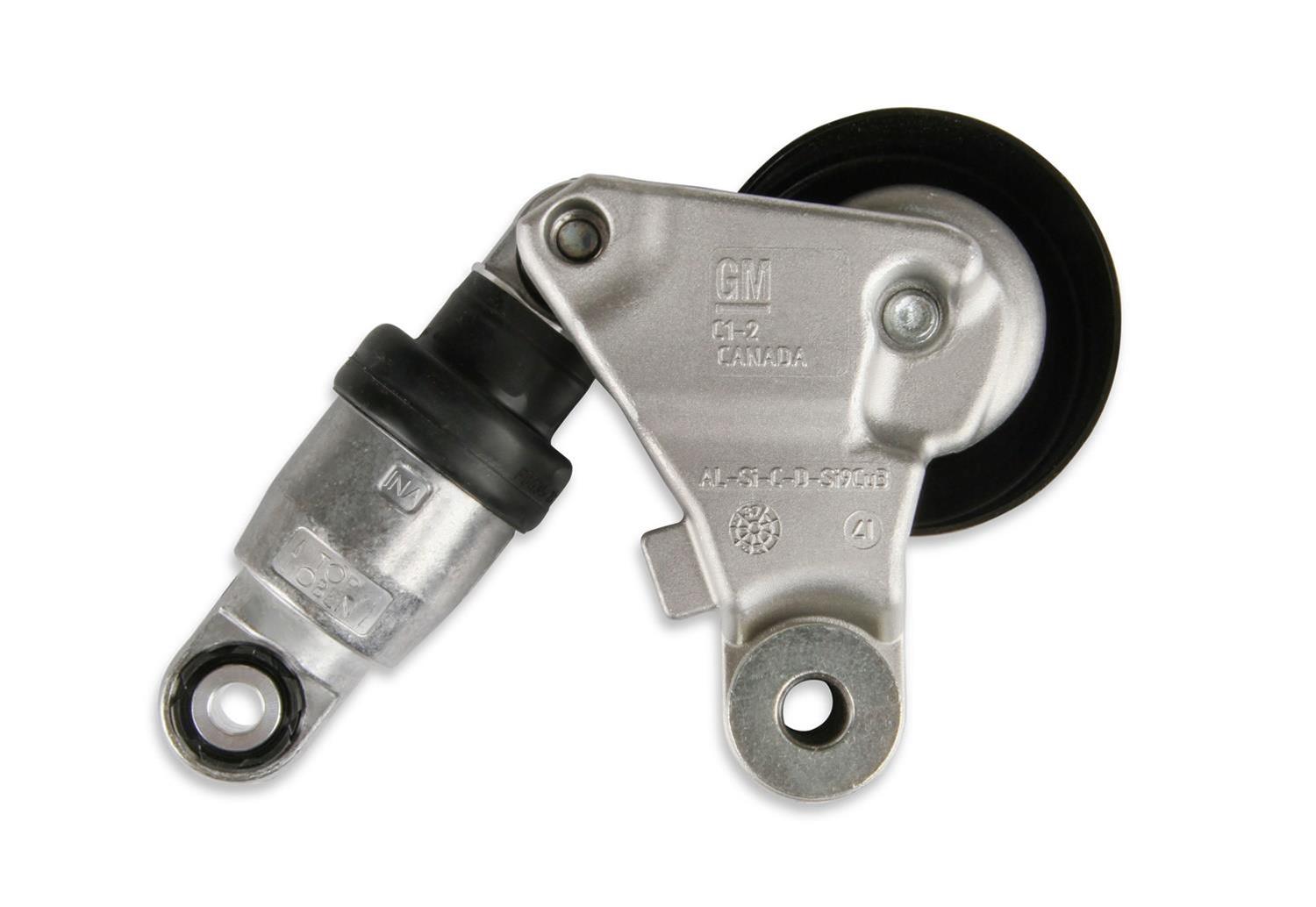 Holley Accessory Belt Tensioners 97-244 Idler Pulleys, Holley, Replacement, Tensioner Assembly, Serpentine, Smooth Pulley, Black, Composite, for LT4 Drive Systems, GM, 6.2L, Each thumbnail 2